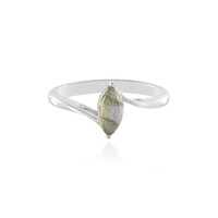 Anello in argento con Labradorite