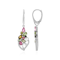 Orecchini in argento con Tormalina