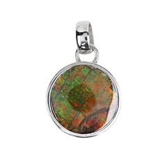 Ciondolo in argento con Ammolite