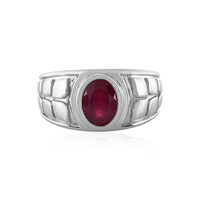 Anello in argento con Rubino del Madagascar