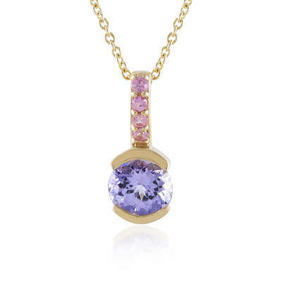 Collana in oro con Tanzanite