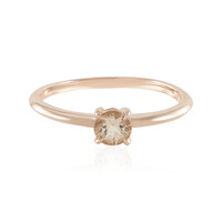 Anello in oro con Morganite
