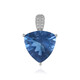 Ciondolo in argento con Fluorite Cangiante