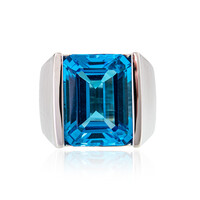 Anello in argento con Topazio Marambaia