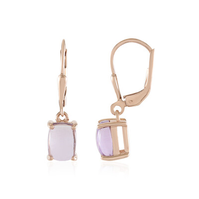 Orecchini in argento con Ametista Rose de France
