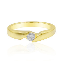 Anello in oro con Diamante VVS2 (F) (adamantes [!])