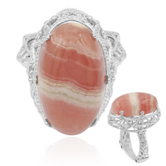 Anello in argento con Rodocrosite (Dallas Prince Designs)
