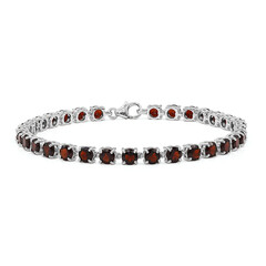 Bracciale in argento con Granato