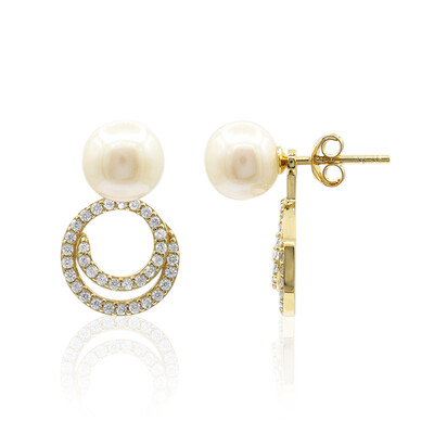 Orecchini in argento con Perla di Acqua Dolce