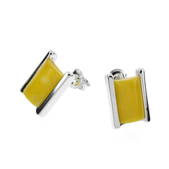 Orecchini in argento con Ambra Baltica