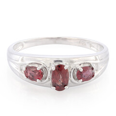 Anello in argento con Rubino Malawi