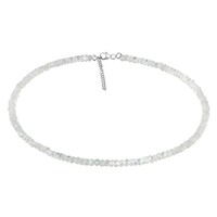 Collana in argento con Pietra di Luna Arcobaleno