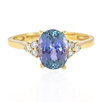 Anello in oro con Tanzanite (non riscaldata) (CIRARI)