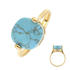Anello in argento con Turchese