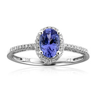 Anello in oro con Tanzanite AAA