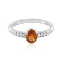 Anello in argento con Granato Essonite