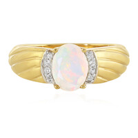 Anello in argento con Opale di Welo