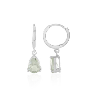 Orecchini in argento con Ametista Verde