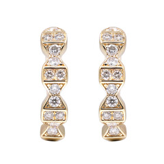 Orecchini in oro con Diamante I1 (H) (CIRARI)