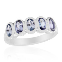 Anello in argento con Tanzanite (non riscaldata)