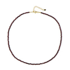 Collana in argento con Granato Mozambico