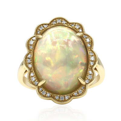 Anello in oro con Opale di Welo AAA (CIRARI)