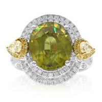 Anello in oro con Sfene (Smithsonian)