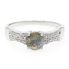 Anello in argento con Spectrolite
