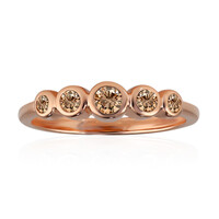 Anello in oro con Diamante Rose de France SI1 di Argyle