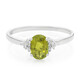 Anello placcato in platino con Tormalina Cuprian