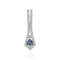 Ciondolo in argento con Tanzanite (non riscaldata)