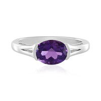 Anello in argento con Ametista Siberiana