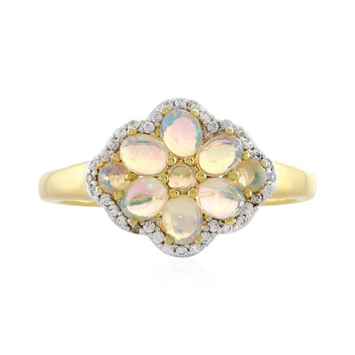 Anello in argento con Opale di Welo