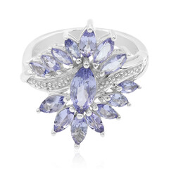 Anello in argento con Tanzanite