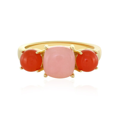 Anello in argento con Opale Rosa