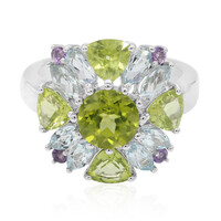 Anello in argento con Peridoto