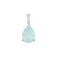 Ciondolo in argento con Calcedonio Acqua