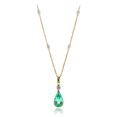 Collana in oro con Smeraldo Colombiano (CIRARI)