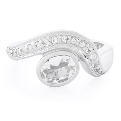 Anello in argento con Berillo Himalayano