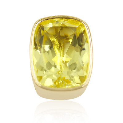 Ciondolo in argento con Citrino Limone (MONOSONO COLLECTION)