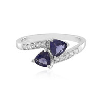 Anello in argento con Iolite
