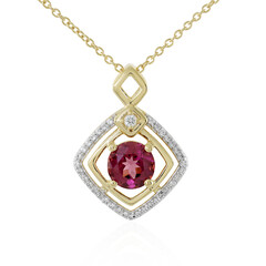 Collana in argento con Granato Malawi