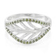 Anello placcato in platino con Diamante Fancy