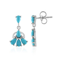Orecchini in argento con Turchese Sleeping Beauty