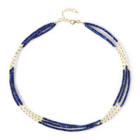 Collana in argento con Lapislazzuli (Riya)