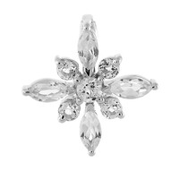 Ciondolo in argento con Topazio Bianco