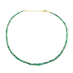 Collana in argento con Smeraldo Zambia