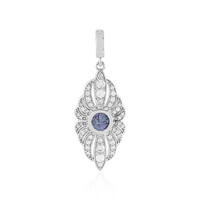 Ciondolo in argento con Tanzanite (non riscaldata)