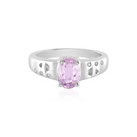 Anello in argento con Kunzite