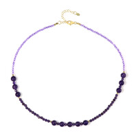 Collana in argento con Ametista Zambiana
